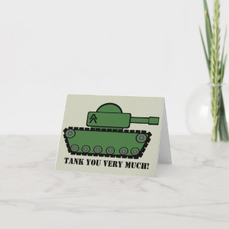 Tarjeta De Agradecimiento Gracias Fiesta del tanque