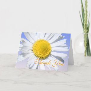 Tarjeta De Agradecimiento gracias,flor de margarita