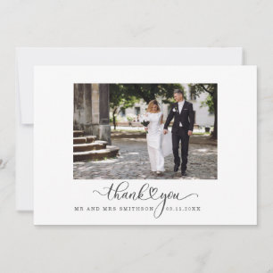 Tarjeta De Agradecimiento 'Gracias', foto de Boda de guiones