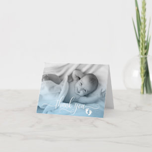 Tarjeta De Agradecimiento GRACIAS FOTO DE NIÑOS DE Baby Shower   EN BLANCO