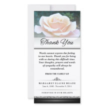 Gracias, Funeral White Rose Words no puede expresa