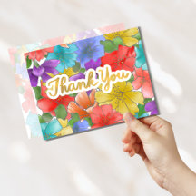 Gracias Gold Script Floral acuarela moderna