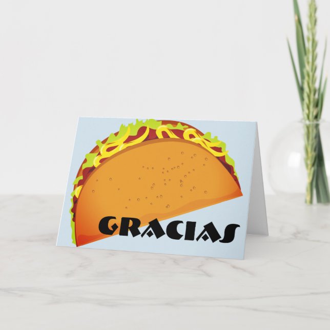 Tarjeta De Agradecimiento GRACIAS (Gracias) (Anverso)