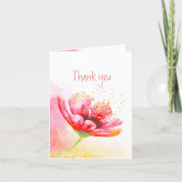 Gracias Gracias Amapola Roja Jardín Flor