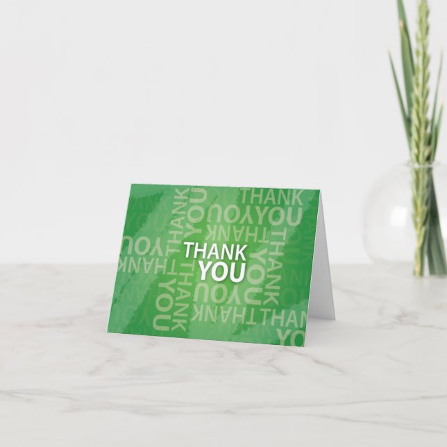 Tarjeta De Agradecimiento ¡Gracias Gracias Gracias! (Anverso)