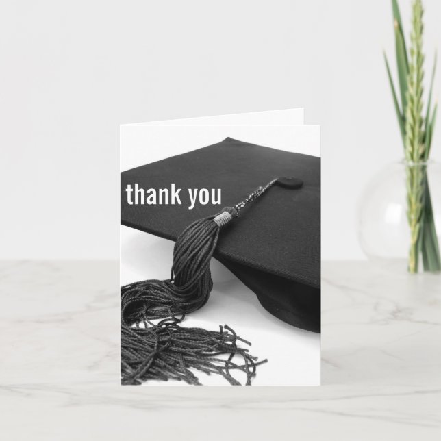 Tarjeta De Agradecimiento Gracias : Graduación (Anverso)