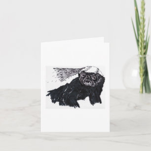 Tarjeta De Agradecimiento Gracias, Honey Badger