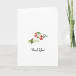 Tarjeta De Agradecimiento Gracias! - Hummingbird