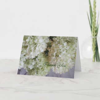 Tarjeta De Agradecimiento Gracias Hydrangea