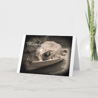 Tarjeta De Agradecimiento Gracias, Keeshond Card