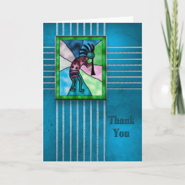 Tarjeta De Agradecimiento Gracias - Kokopelli - Colección india estadouniden
