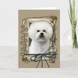 Tarjeta De Agradecimiento Gracias - las patas de piedra - Bichon Frise