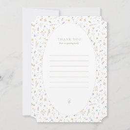 Tarjeta De Agradecimiento Gracias llano - guiño del libro de cuentos