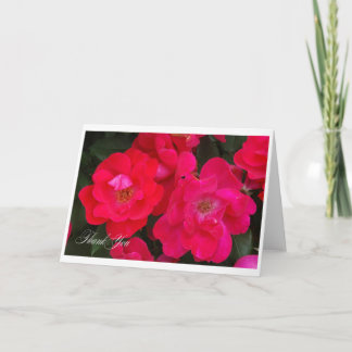 Tarjeta De Agradecimiento Gracias los rosas