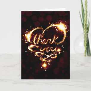 Tarjeta De Agradecimiento gracias luz