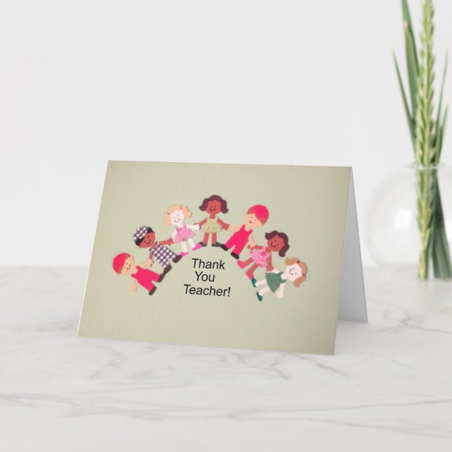 Tarjeta De Agradecimiento ¡Gracias Maestro! (Anverso)