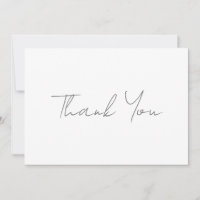 Gracias Mano Gris Letra Clásica Chic Blanco