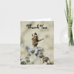 Tarjeta De Agradecimiento Gracias, Mariposa