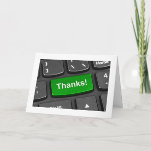 Tarjeta De Agradecimiento ***GRACIAS*** ME HAS HECHO EL DÍA teclado de compu