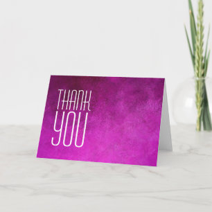 Tarjeta De Agradecimiento Gracias Moderno Profesional Llanto Rosa