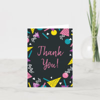 Gracias negro y retro