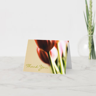 Tarjeta De Agradecimiento Gracias Notecard Card, Tulips, Floral