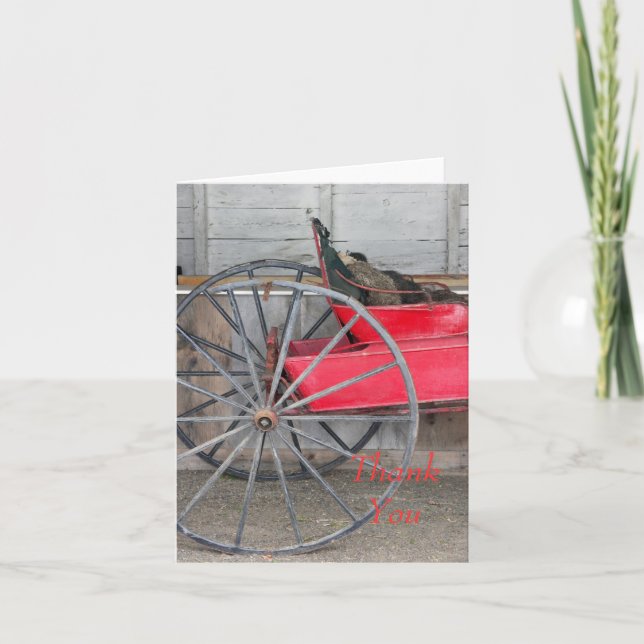 Tarjeta De Agradecimiento Gracias observar - el cochecillo de la coctelera (Anverso)