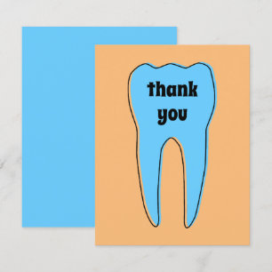 Tarjeta De Agradecimiento GRACIAS oddrex tooth