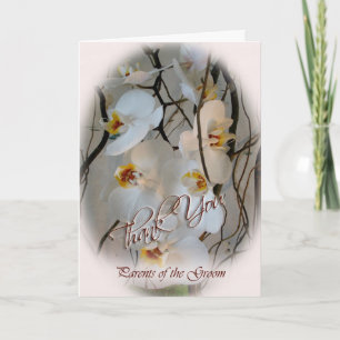 Tarjeta De Agradecimiento Gracias padres del Groom