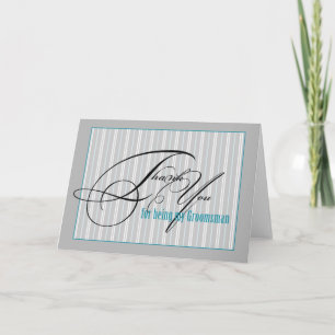 Tarjeta De Agradecimiento gracias padrino de boda