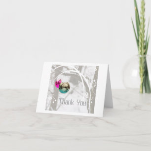 Tarjeta De Agradecimiento Gracias país de las maravillas del invierno
