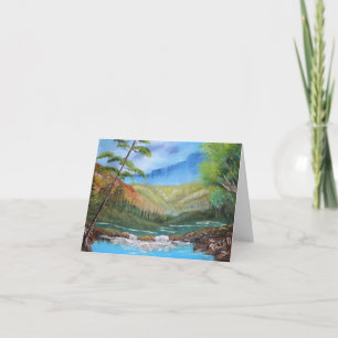 Tarjeta De Agradecimiento Gracias Paisaje