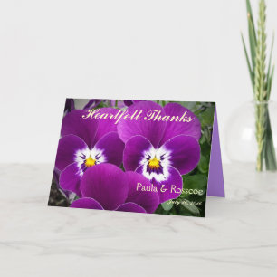 Tarjeta De Agradecimiento Gracias Pansy