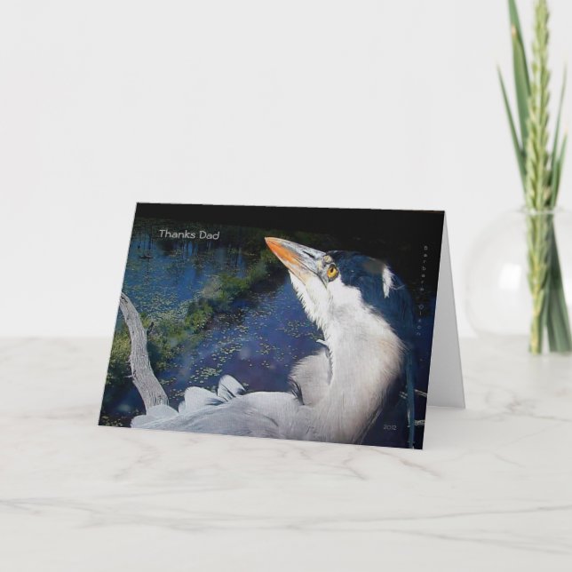 Tarjeta De Agradecimiento Gracias papá: (Anverso)