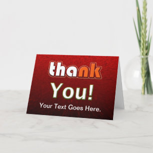 Tarjeta De Agradecimiento Gracias Personalizable