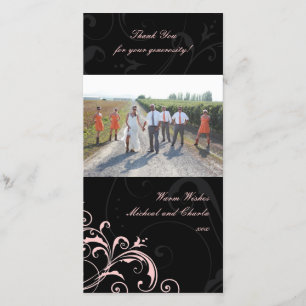 Tarjeta De Agradecimiento Gracias Photocard (4x8)