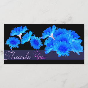 Tarjeta De Agradecimiento GRACIAS photocard AZUL de los ASTERES