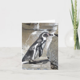 Tarjeta De Agradecimiento Gracias Pingüino