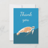 Gracias por arte animal de tortuga marina