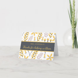 Tarjeta De Agradecimiento Gracias Por Ayudarnos A Bloom Teacher Greeting Car