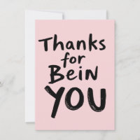 Gracias por Bein’ You - Apreciación con actitud