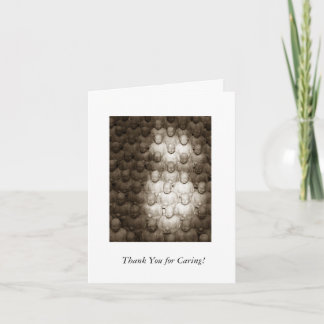 Tarjeta De Agradecimiento Gracias por cuidar (a los demás)