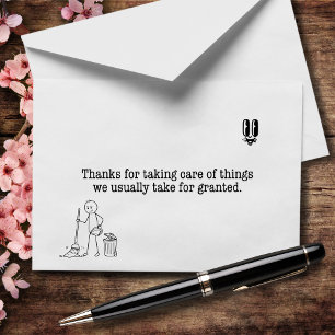 Tarjeta De Agradecimiento Gracias por Cuidar lo que Damos por Sentado