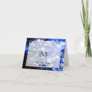 Tarjeta De Agradecimiento Gracias por el 45º aniversario de Sapphire Blue