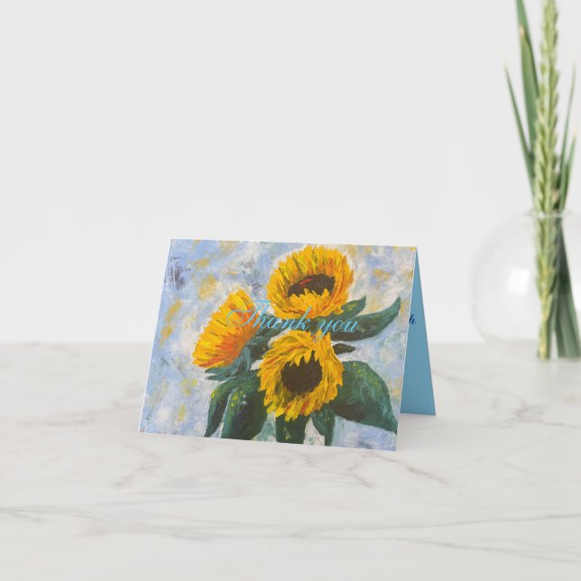 Tarjeta De Agradecimiento Gracias por el arte (Anverso)