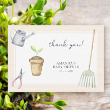 Gracias por el baby shower del pequeño brote