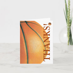 Tarjeta De Agradecimiento Gracias por el básquetbol
