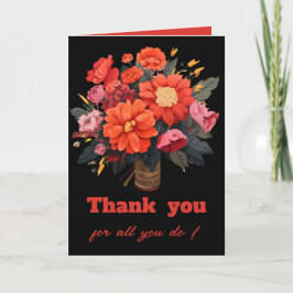 Tarjeta De Agradecimiento Gracias por el Día del Profesional Administrativo