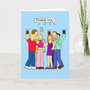 Tarjeta De Agradecimiento Gracias por el Gran Fiesta