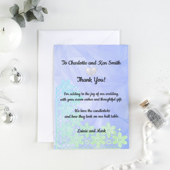 Tarjeta De Agradecimiento Gracias por el regalo Boda 3 (Subido por el creador)